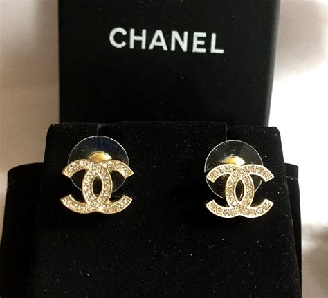 chanel earrings cc logo uk